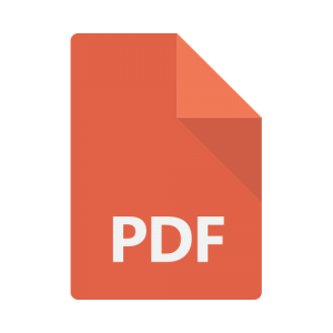 Icon representing a PDF file