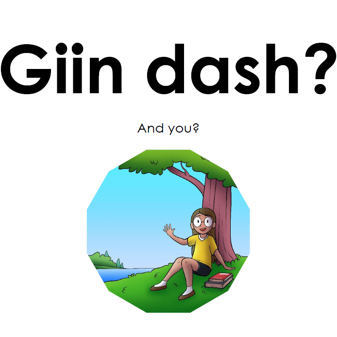 Giin Dash? - Reminder Card